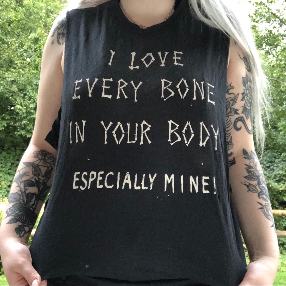 UNIF “Every Bone” Sleeveless Muscle Tee